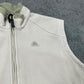 Nike ACG Fleece Weste Jacke Zipper weiß M