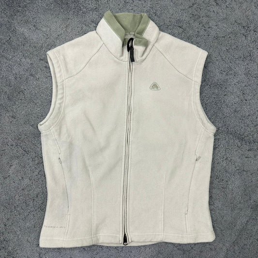 Nike ACG Fleece Weste Jacke Zipper weiß M