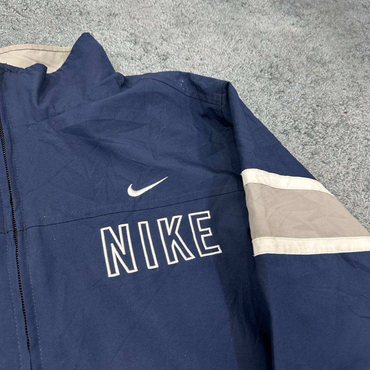 Nike vintage Trackjacket Windbreaker Jacke blau S