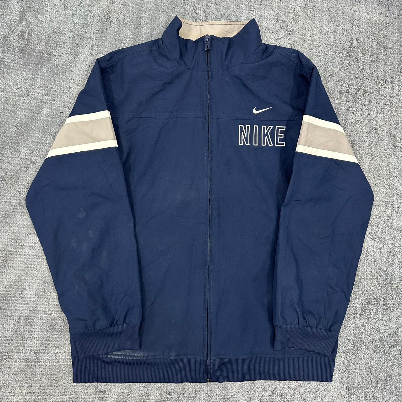 Nike vintage Trackjacket Windbreaker Jacke blau S