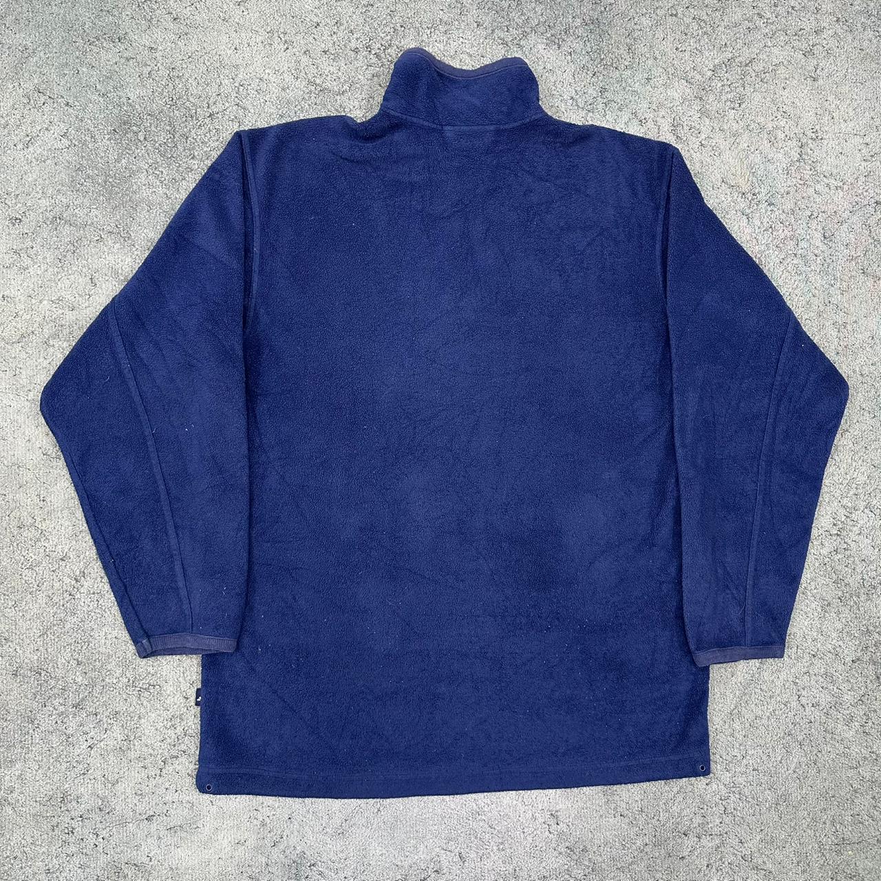 Adidas vintage Fleece Zip Sweatshirt Sweater blau M