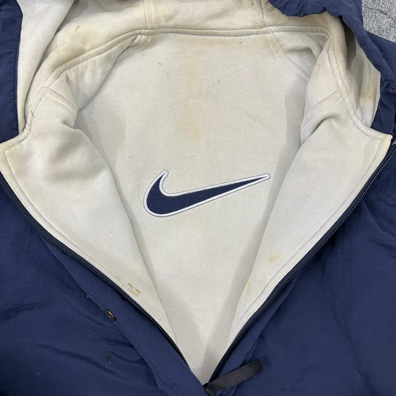 Nike vintage Wendejacke Collegejacke blau M