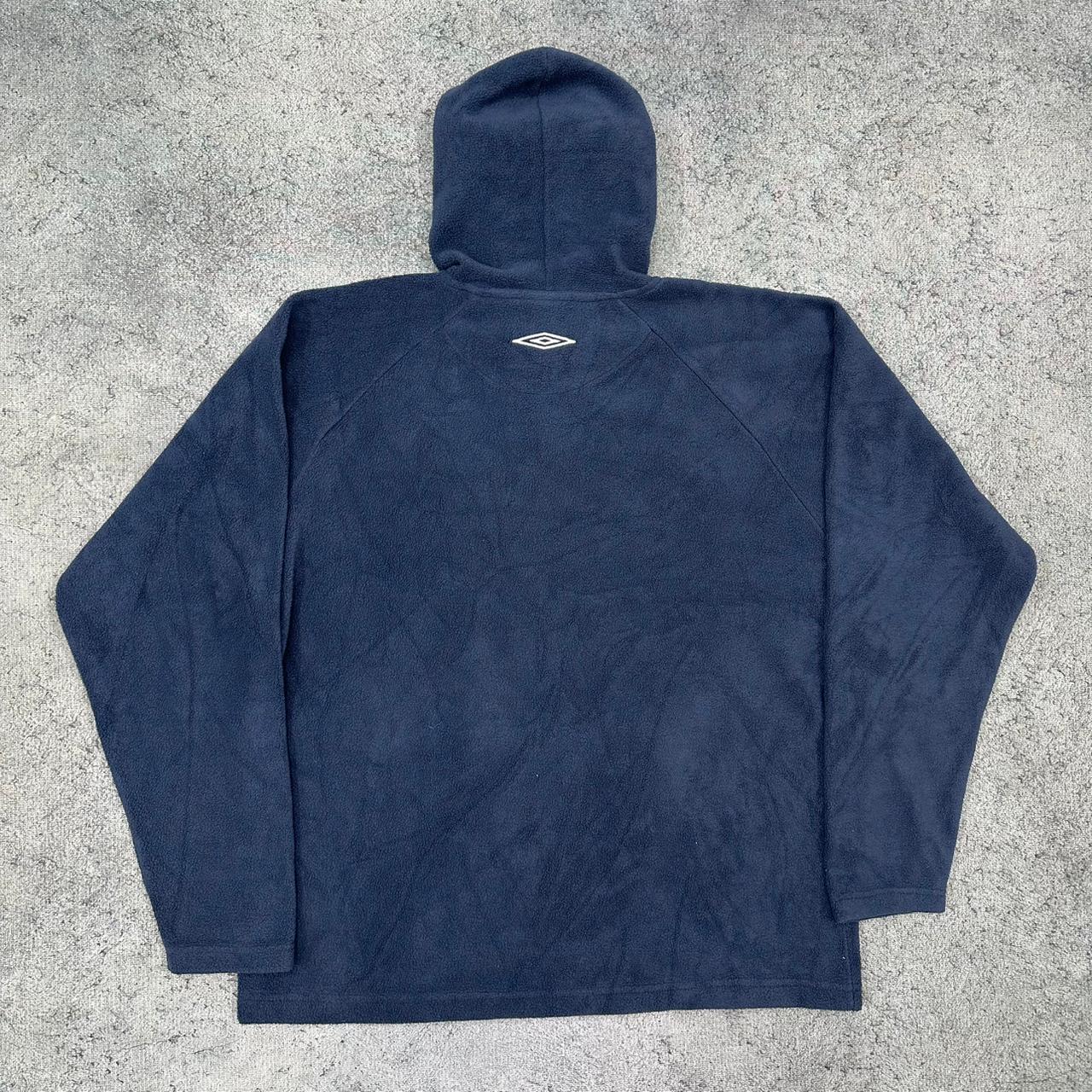 Umbro vintage Fleece Hoodie Pullover blau M