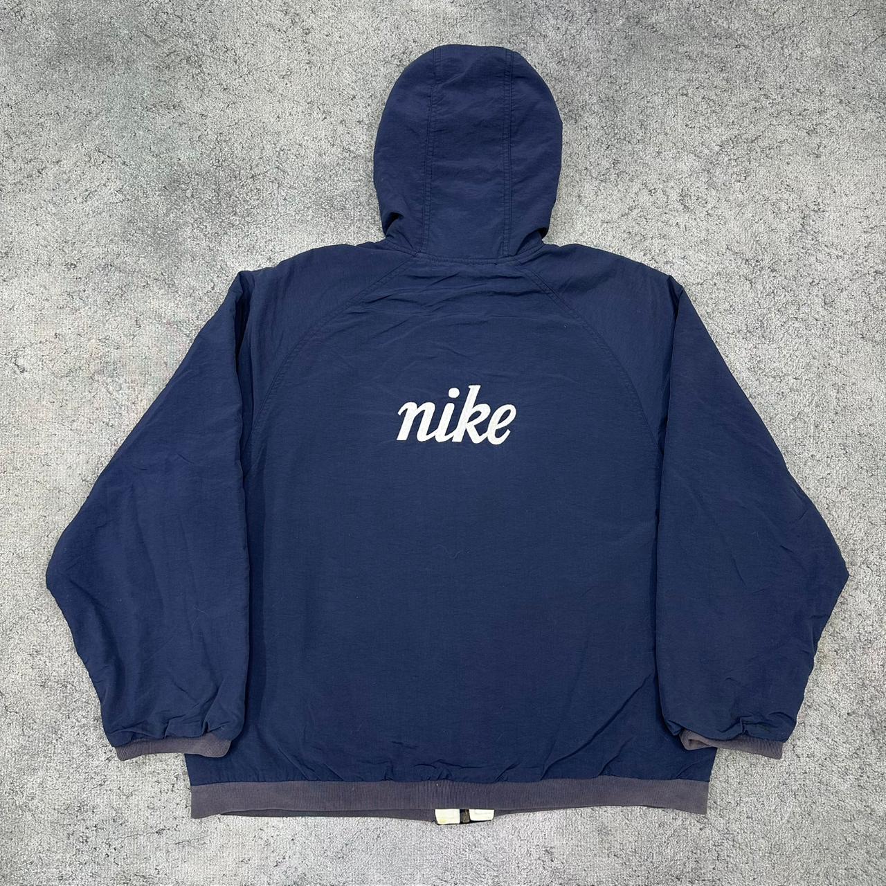 Nike vintage Wendejacke Collegejacke blau M