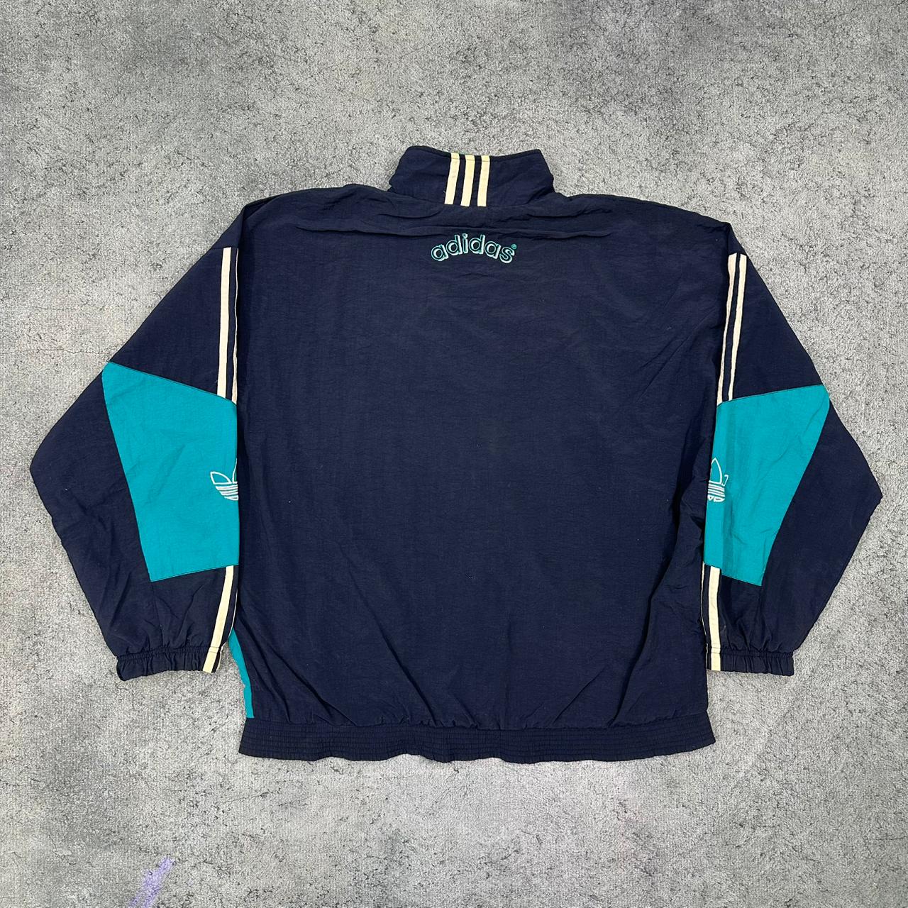 Adidas vintage Ford x Olympia x Australien Windbreaker Trackjacket blau XL