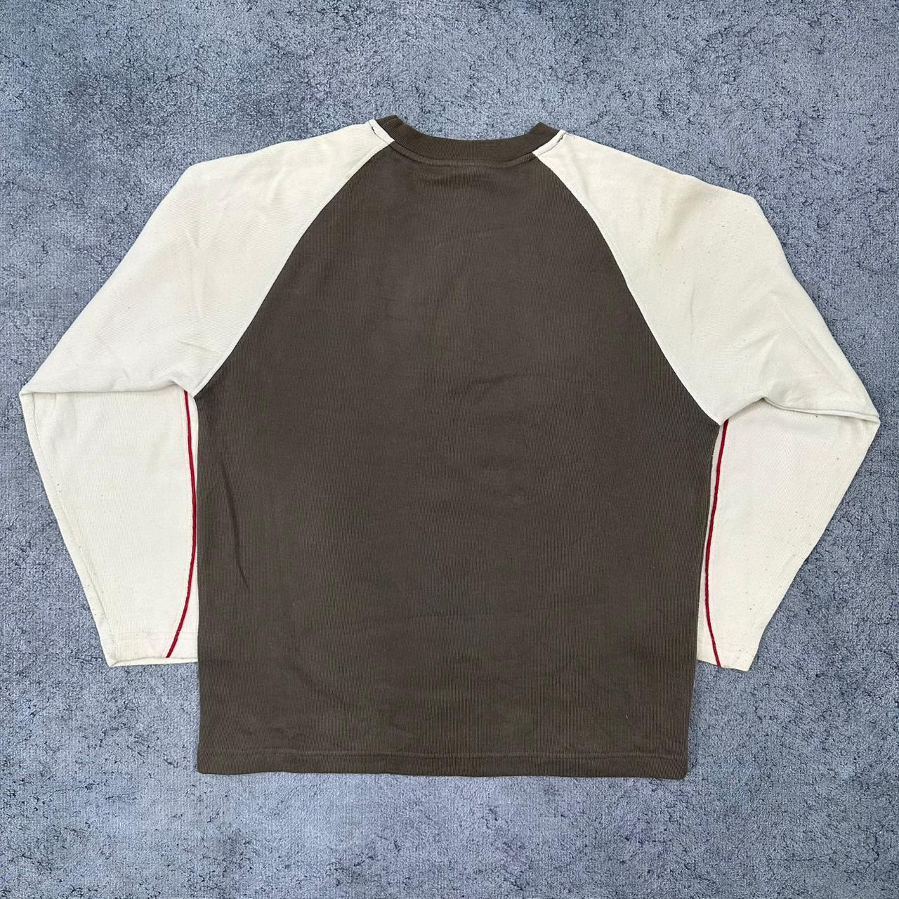 France Le Coq Sportif vintage Sweatshirt Crewneck khaki L