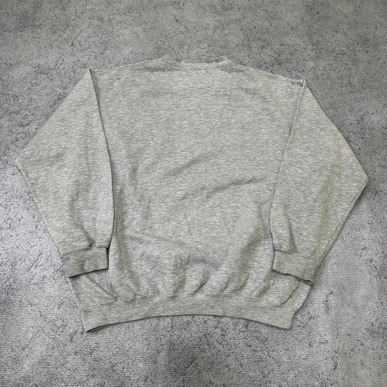 NAF NAF vintage 90s embroidery Sweatshirt Sweater Crewneck grau L