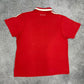 Fc Bayern München 2013/14 Adidas vintage Polo Shirt T-Shirt Jersey Rot XL