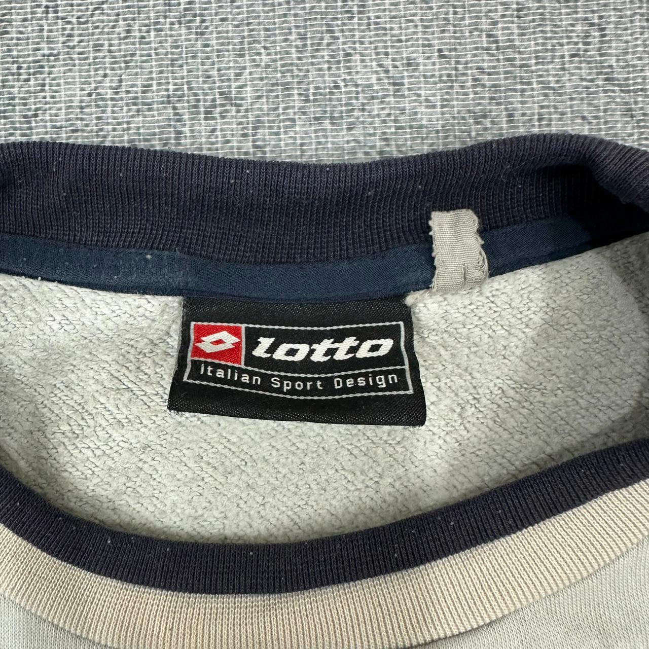 Lotto Italian Sport Design vintage Sweatshirt Sweater Special Rare Crewneck M