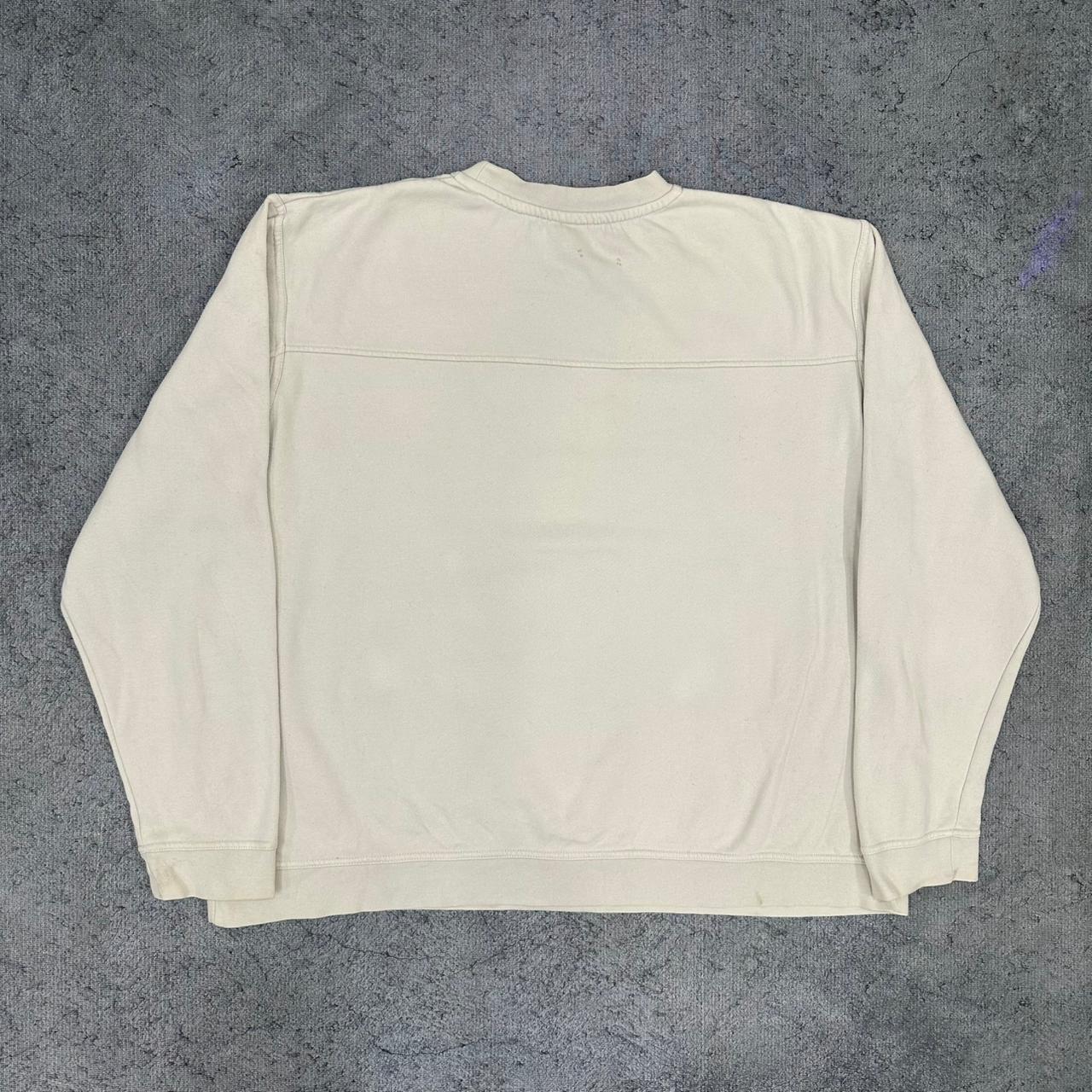 Nike vintage Swoosh Sweatshirt Sweater Crewneck beige XXL