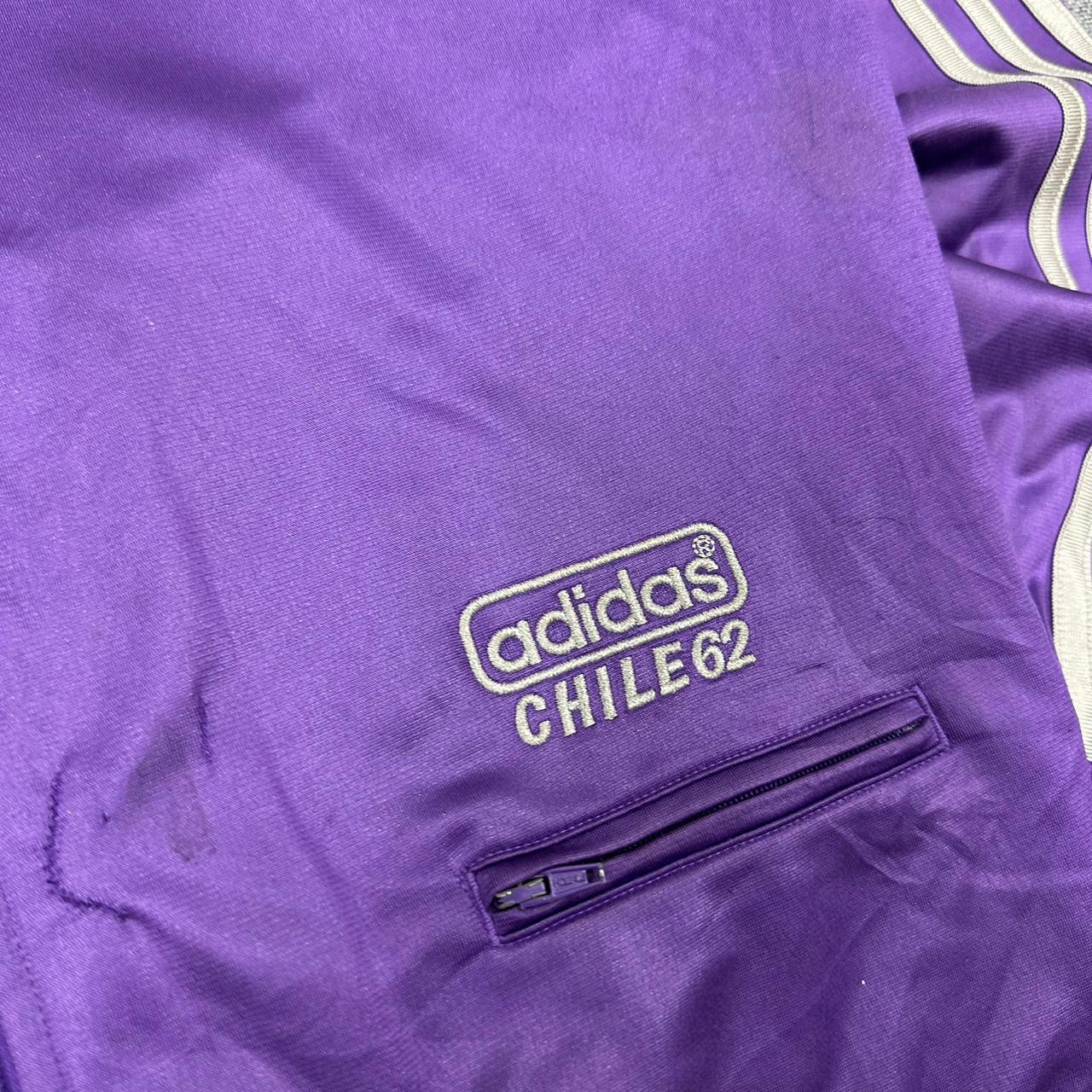 Adidas Chile 62 vintage 90s Zipper Trainingsjacke Trackjacket Jacke lila S