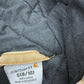 Carhartt vintage workwear Jacke heavyweight Hoodie Zipper Jacket beige Kinder S