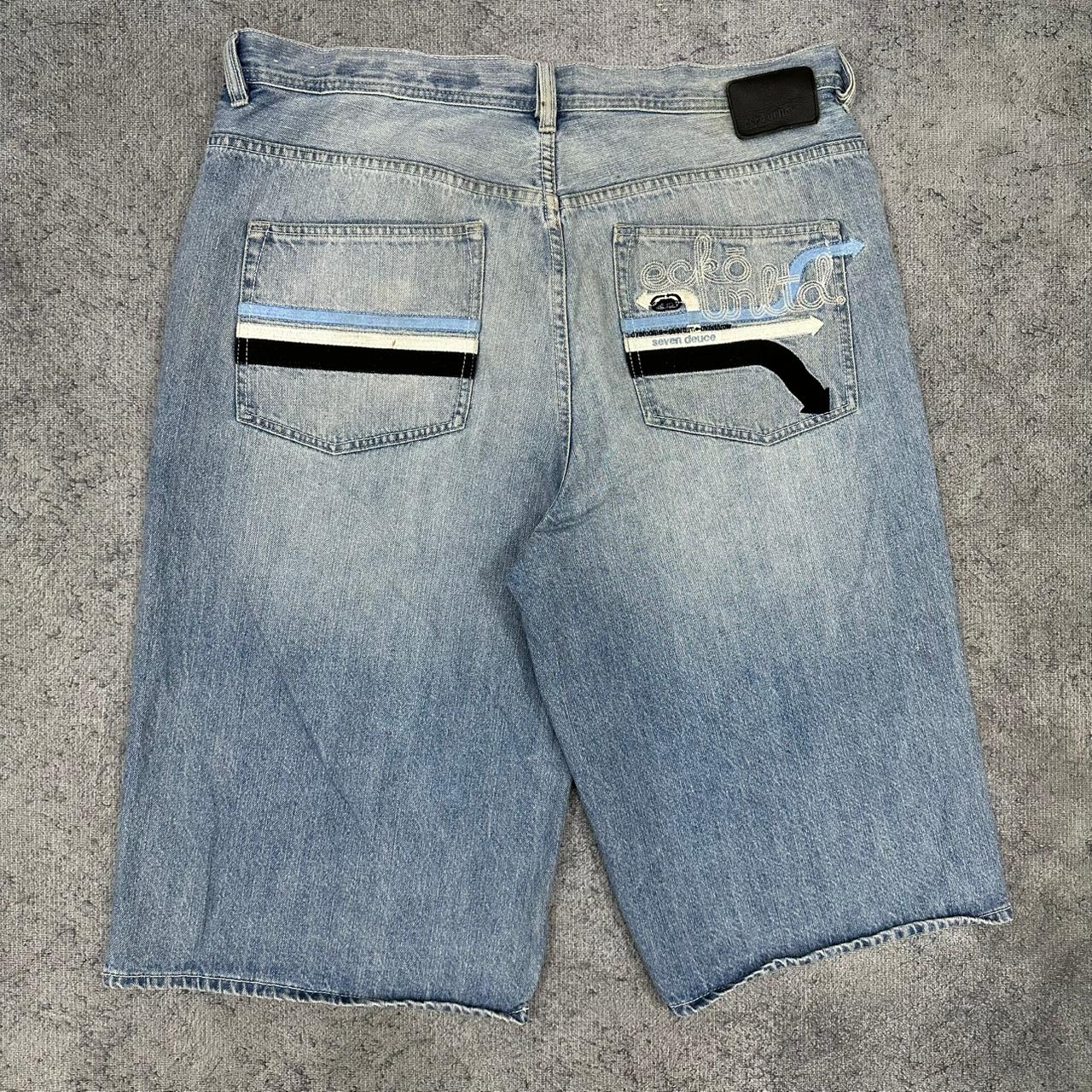 Ecko Unltd. vintage Jorts baggy Fit Denim Shorts Jeans kurze Hose W38 XL