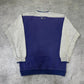 Adidas vintage big Logo Sweatshirt Sweater Crewneck blau M