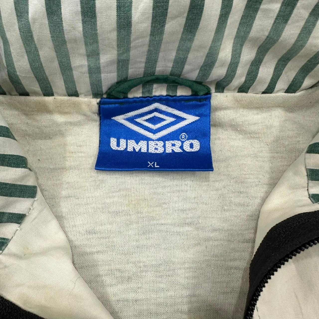 Umbro vintage Windbreaker Jacke Trackjacket 90s grün XL