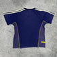 Adidas x Real Madrid 1999 / 2000 T-Shirt Shirt Tee Trikot lila XS