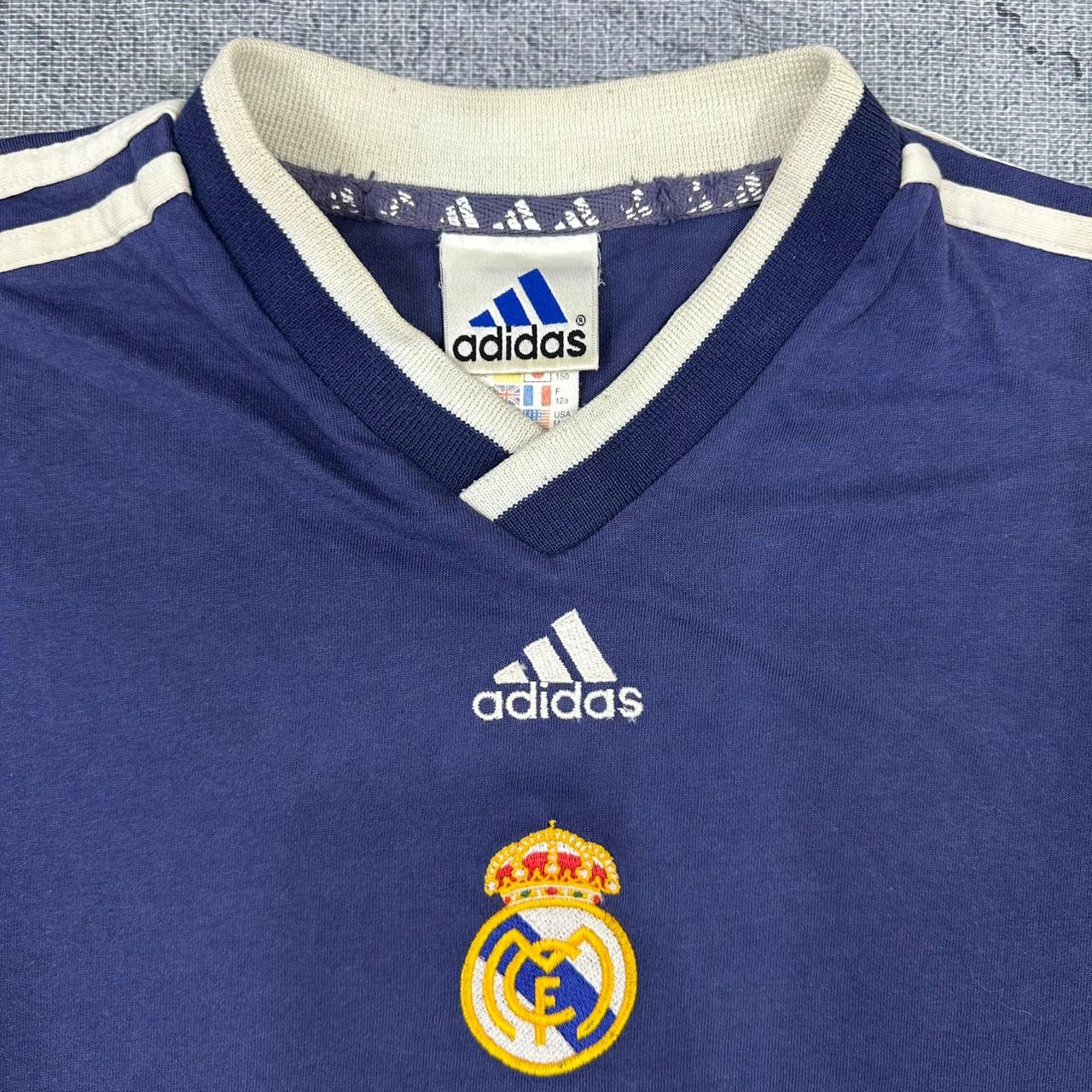 Adidas x Real Madrid 1999 / 2000 T-Shirt Shirt Tee Trikot lila XS