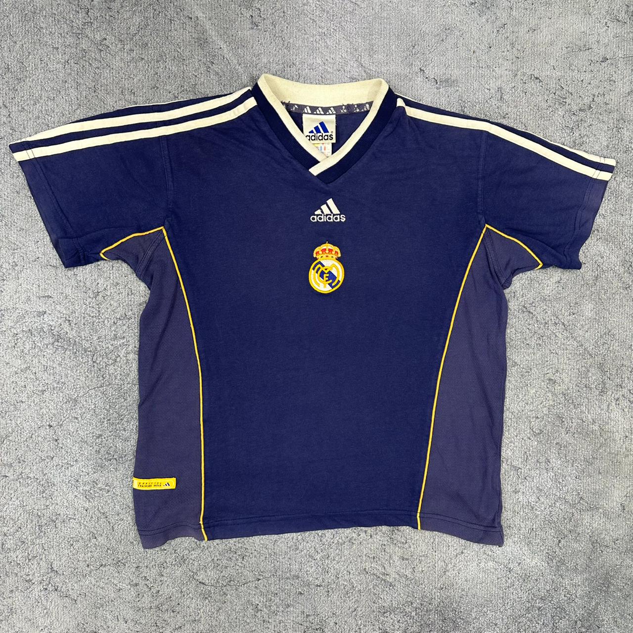 Adidas x Real Madrid 1999 / 2000 T-Shirt Shirt Tee Trikot lila XS