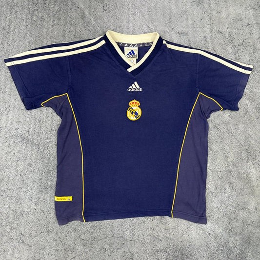 Adidas x Real Madrid 1999 / 2000 T-Shirt Shirt Tee Trikot lila XS