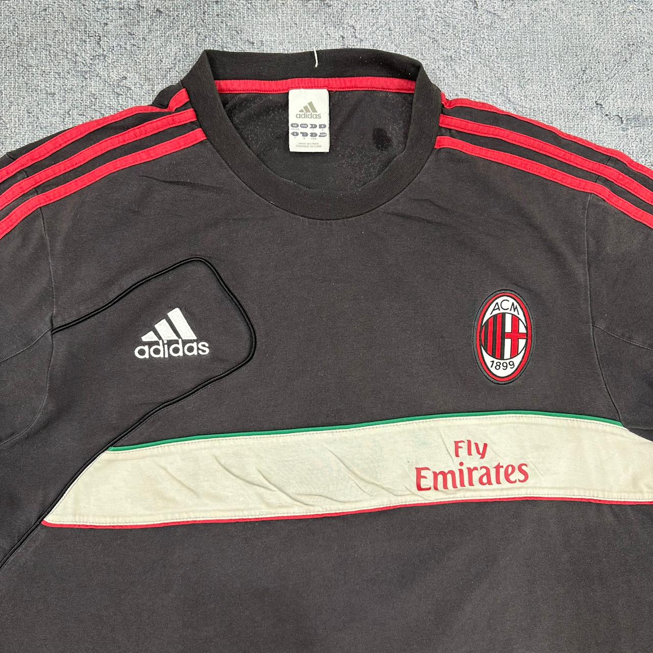 Adidas x Ac Mailand Milan vintage T-Shirt Tee Shirt schwarz L