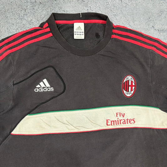 Adidas x Ac Mailand Milan vintage T-Shirt Tee Shirt schwarz L