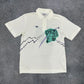 Stefan Edberg x Adidas vintage 80s Polo Shirt T-Shirt Tee Hemd weiß Bunt RARE M