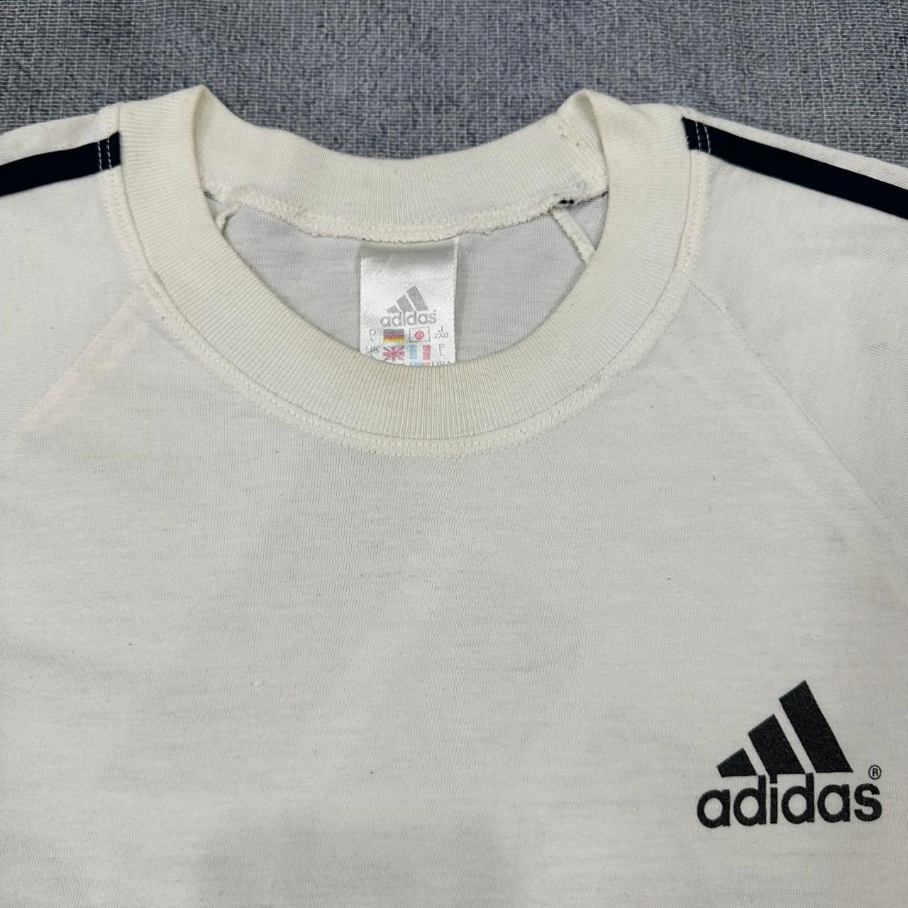 Adidas vintage Spain T-Shirt Tee Shirt oversized weiß L