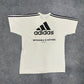 Adidas vintage Spain T-Shirt Tee Shirt oversized weiß L