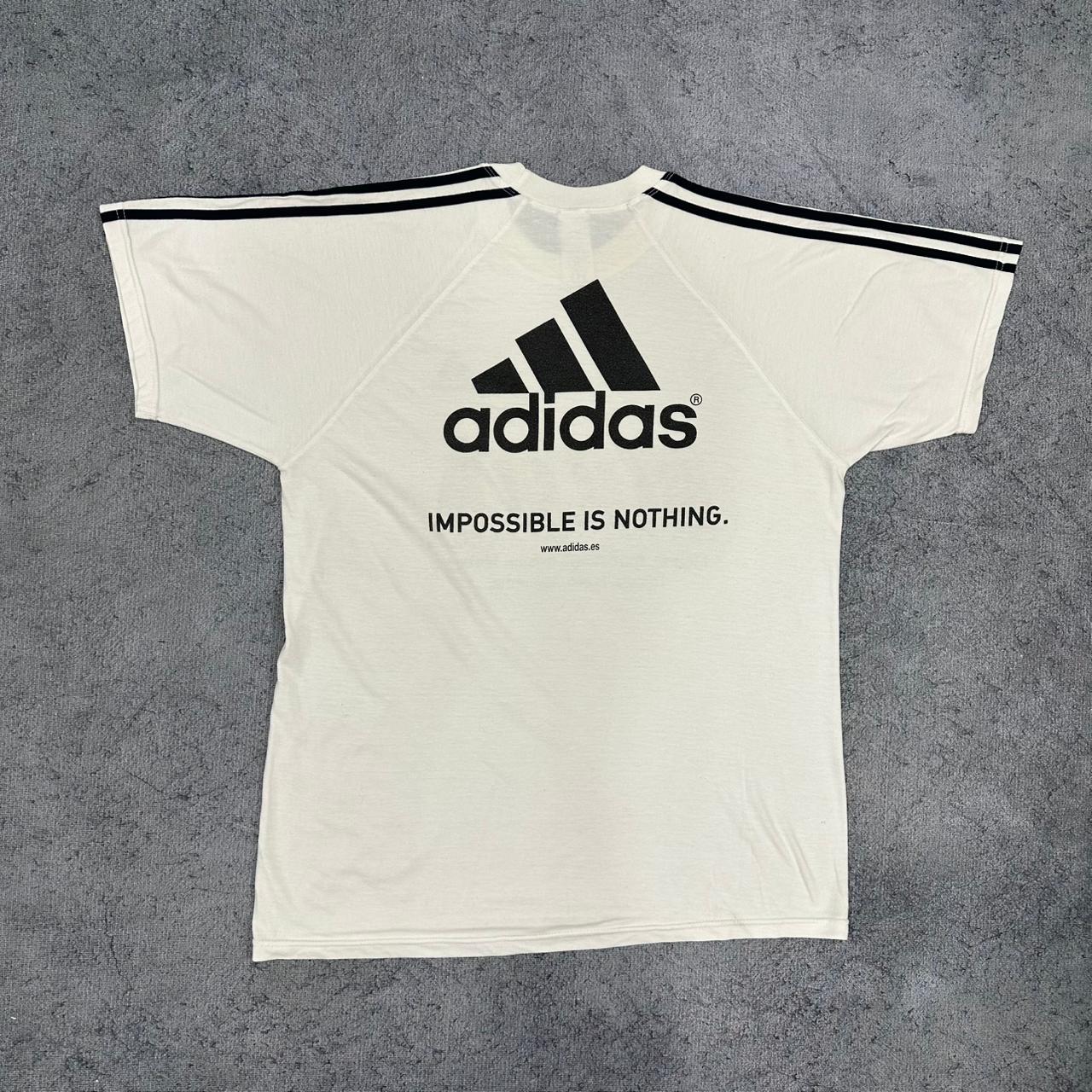 Adidas vintage Spain T-Shirt Tee Shirt oversized weiß L
