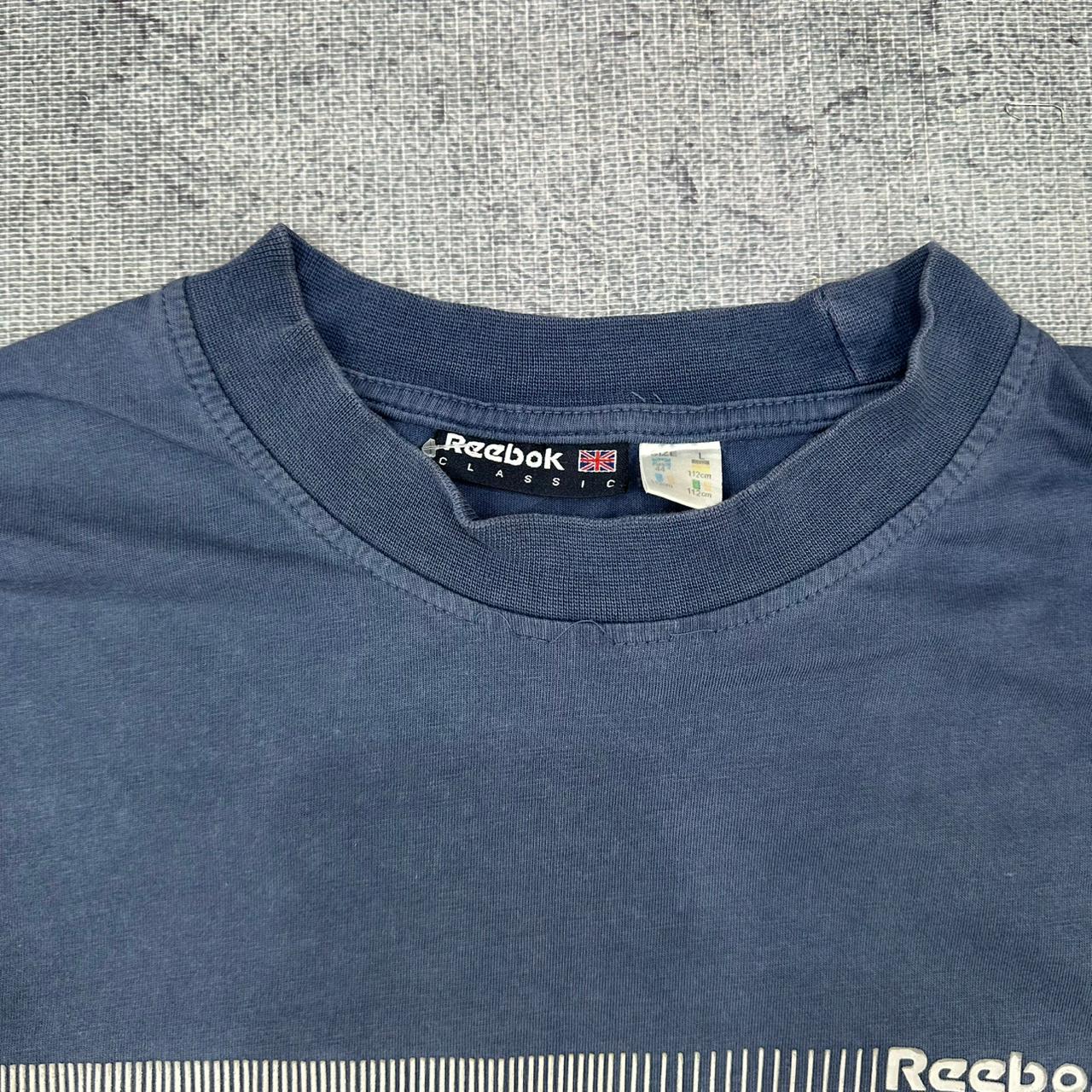 Reebok vintage T-Shirt Tee Shirt blau L