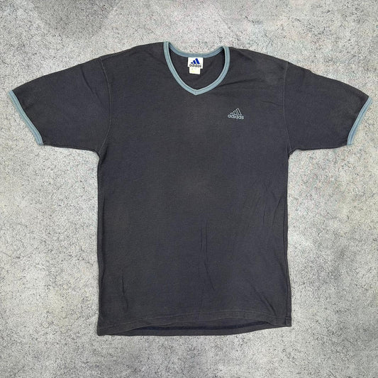 Adidas vintage T-Shirt Tee Shirt Small Logo embroidery Y2K L