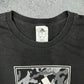 Adidas vintage big Logo T-Shirt Tee Shirt Graphic schwarz S