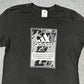 Adidas vintage big Logo T-Shirt Tee Shirt Graphic schwarz S