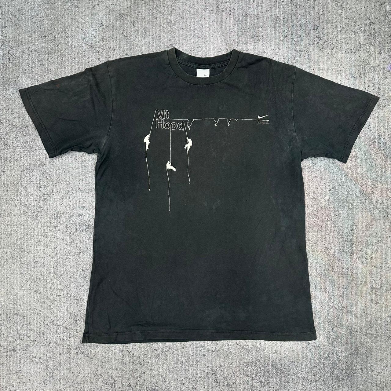 Nike vintage T-Shirt Shirt embroidery oversize Tee streetwear schwarz XL