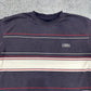 Umbro vintage T-Shirt Tee Shirt 90s Streetwear gestreift blau L