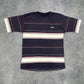 Umbro vintage T-Shirt Tee Shirt 90s Streetwear gestreift blau L