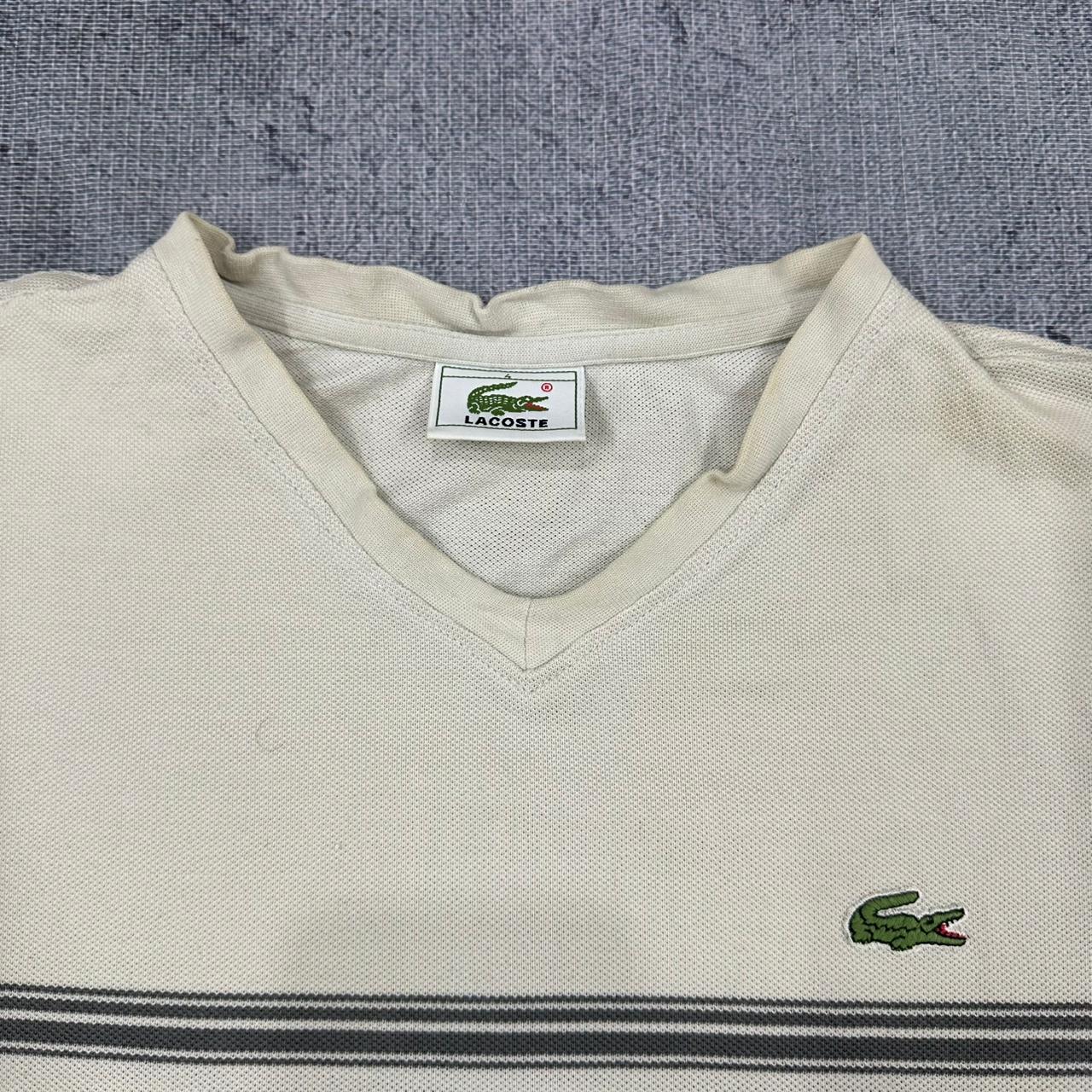 Lacoste vintage T-Shirt Shirt Tee beige S