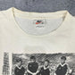 Nike vintage 90er 1990s T-Shirt Shirt Tee Soccer Fußball WM oversized Fit weiß XL