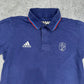Adidas x France x BMW vintage Polo Shirt T-Shirt Shirt blau M