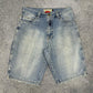 Willie Esco vintage Jorts Jeans Denim Shorts Pants Y2K embroidery blau W34 M