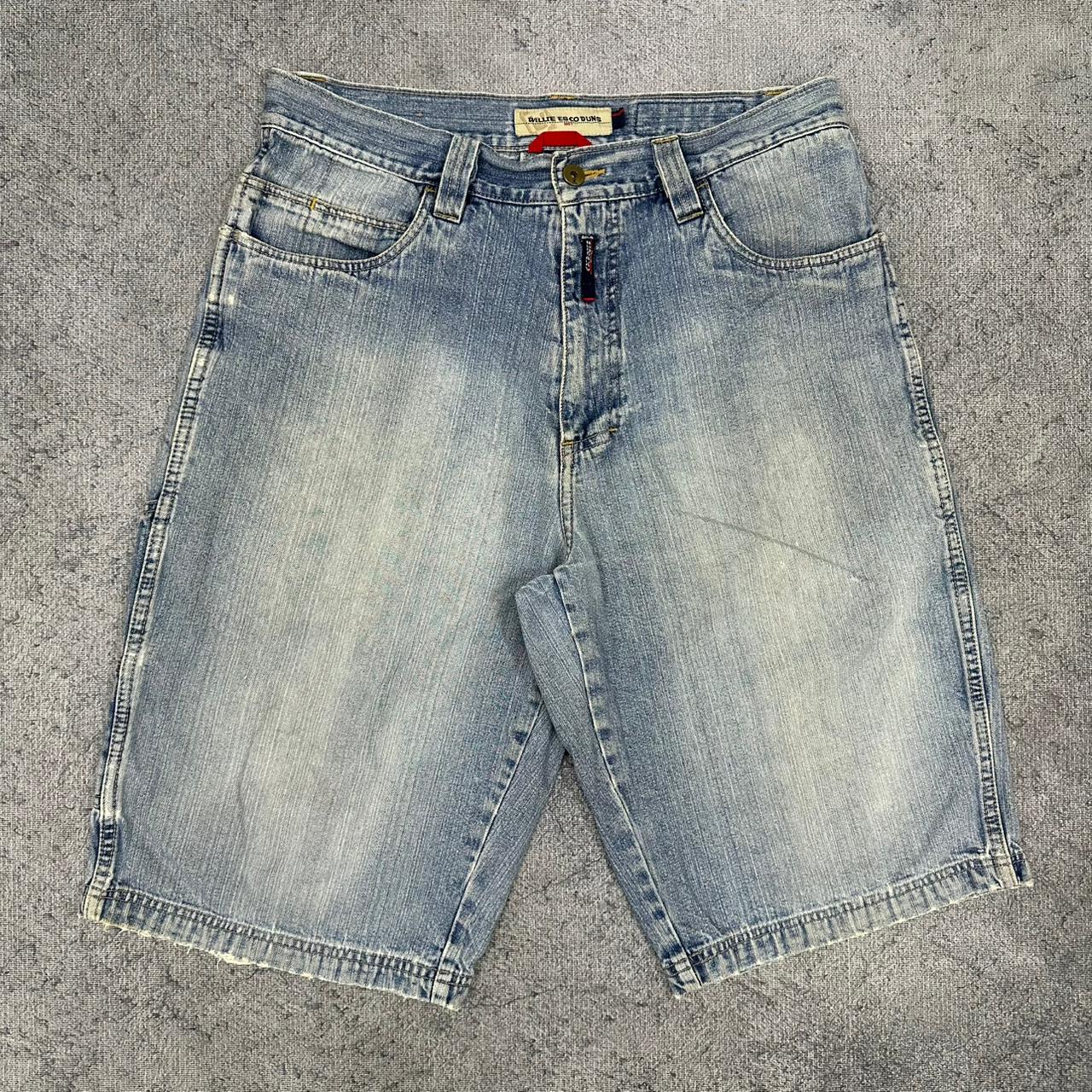 Willie Esco vintage Jorts Jeans Denim Shorts Pants Y2K embroidery blau W34 M