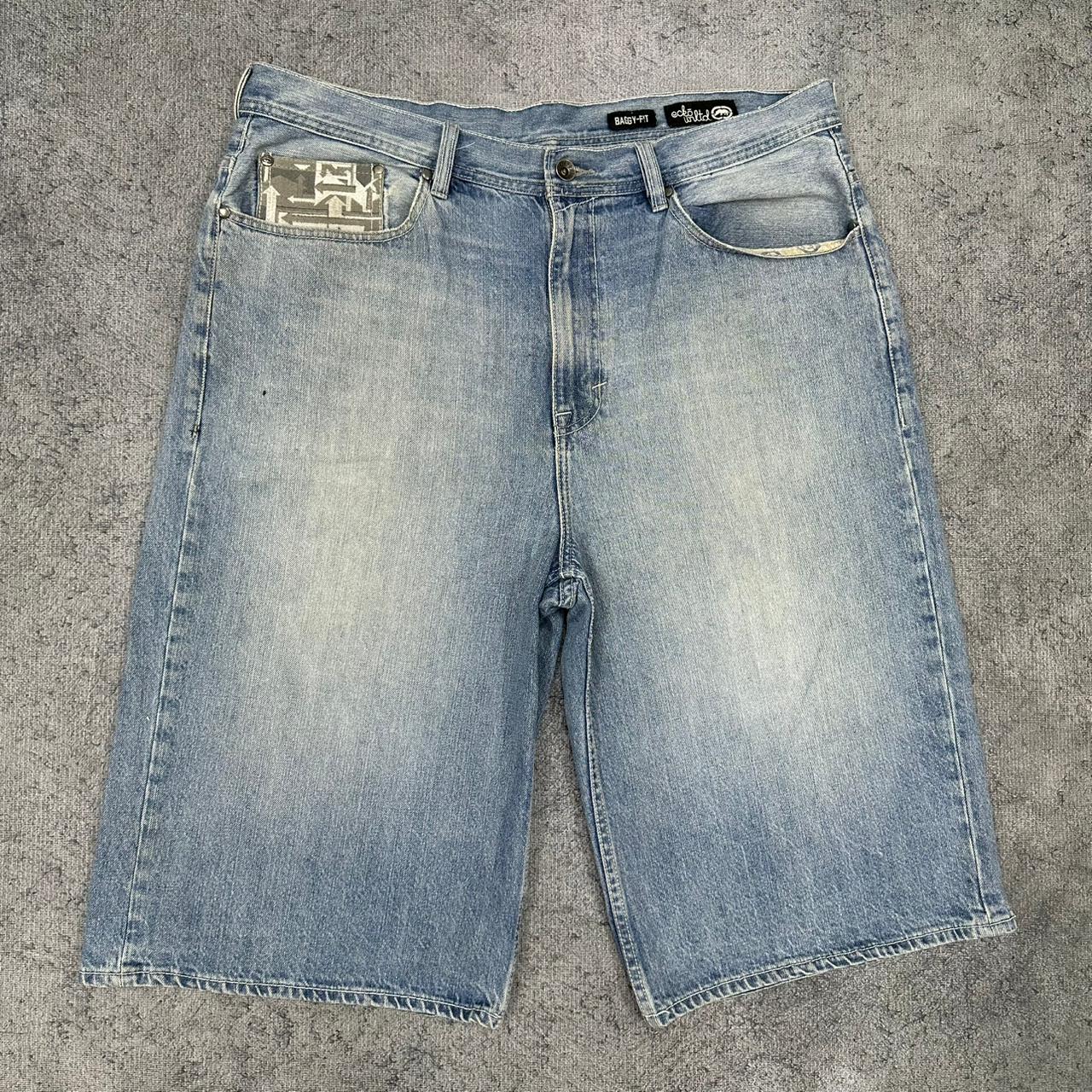 Ecko Unltd. vintage Jorts baggy Fit Denim Shorts Jeans kurze Hose W38 XL