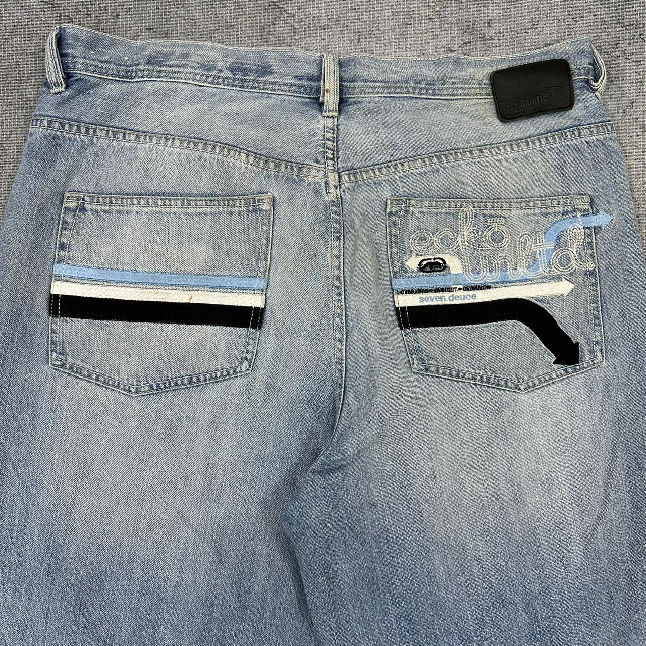 Ecko Unltd. vintage Jorts baggy Fit Denim Shorts Jeans kurze Hose W38 XL