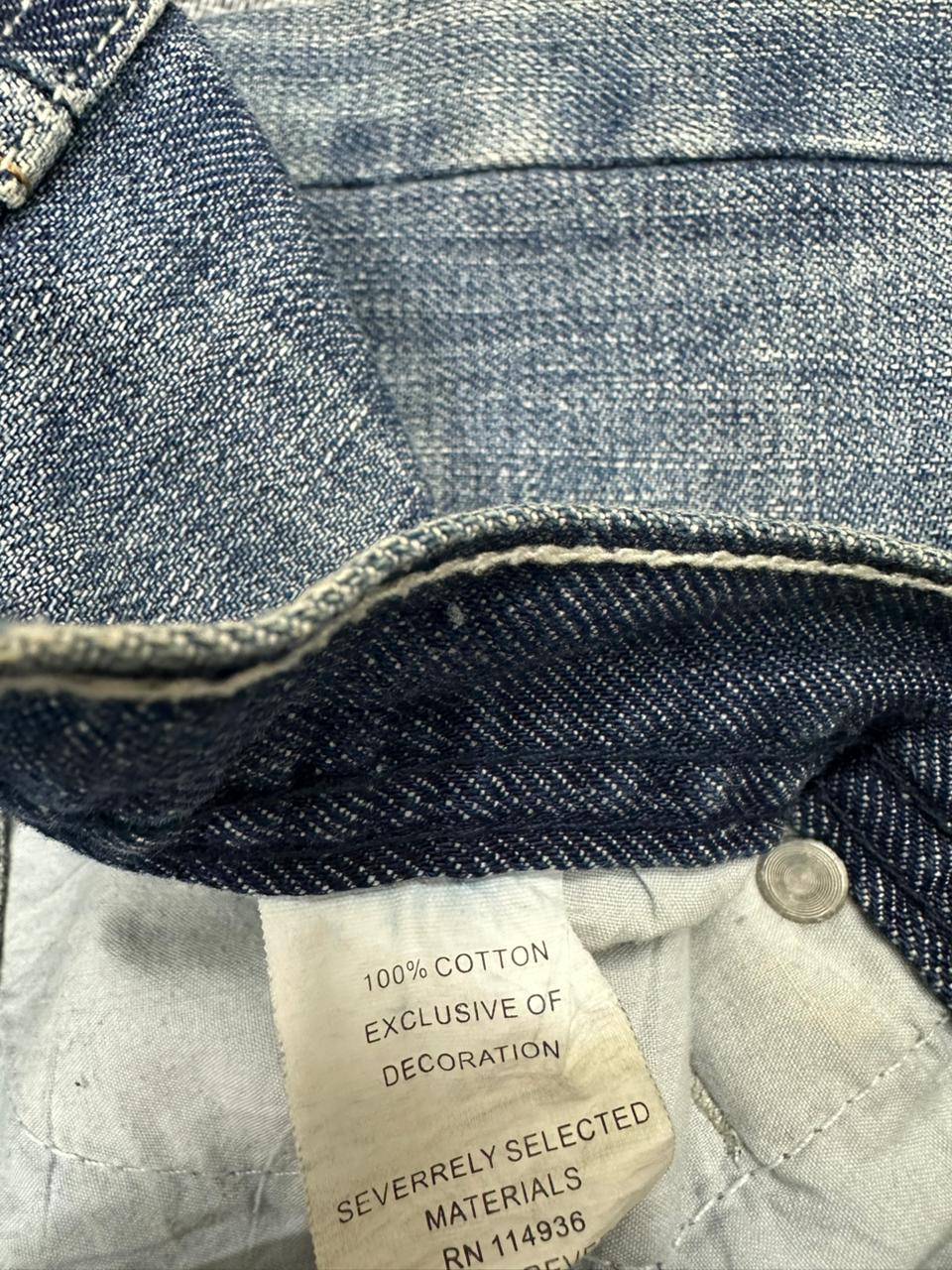 Flypaper vintage Jorts Denim Pants Shorts Jeans baggy Fit L W34