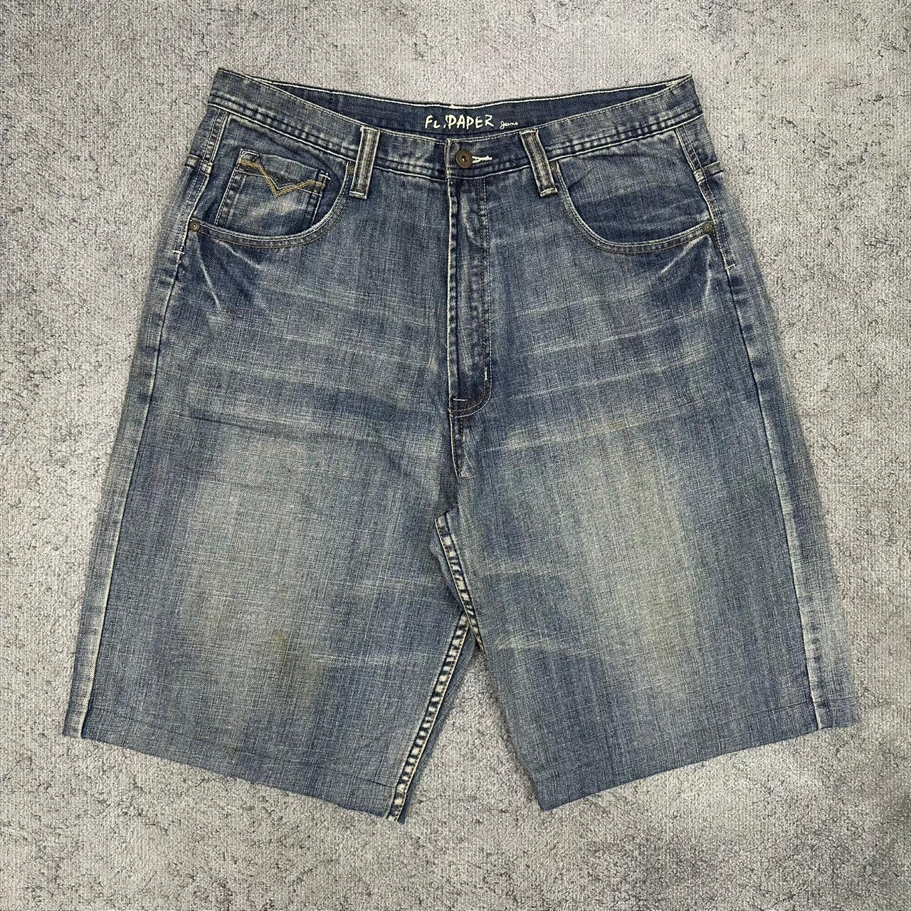 Flypaper vintage Jorts Denim Pants Shorts Jeans baggy Fit L W34