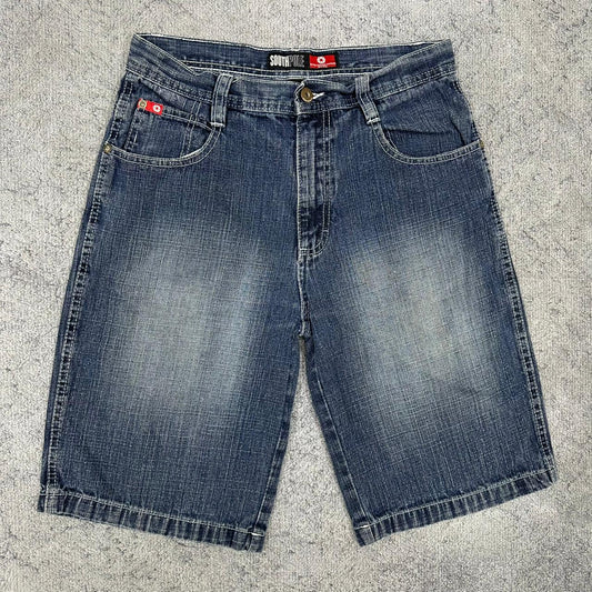 Southpole vintage Jorts Shorts Jeans Denim kurze Hose Y2K W28 XS