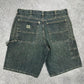 Lee Vintage Carpenter Jorts in Denim, W38, Vorderansicht