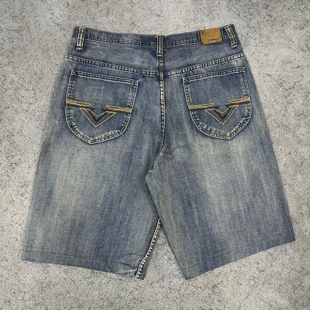Flypaper vintage Jorts Denim Pants Shorts Jeans baggy Fit L W34
