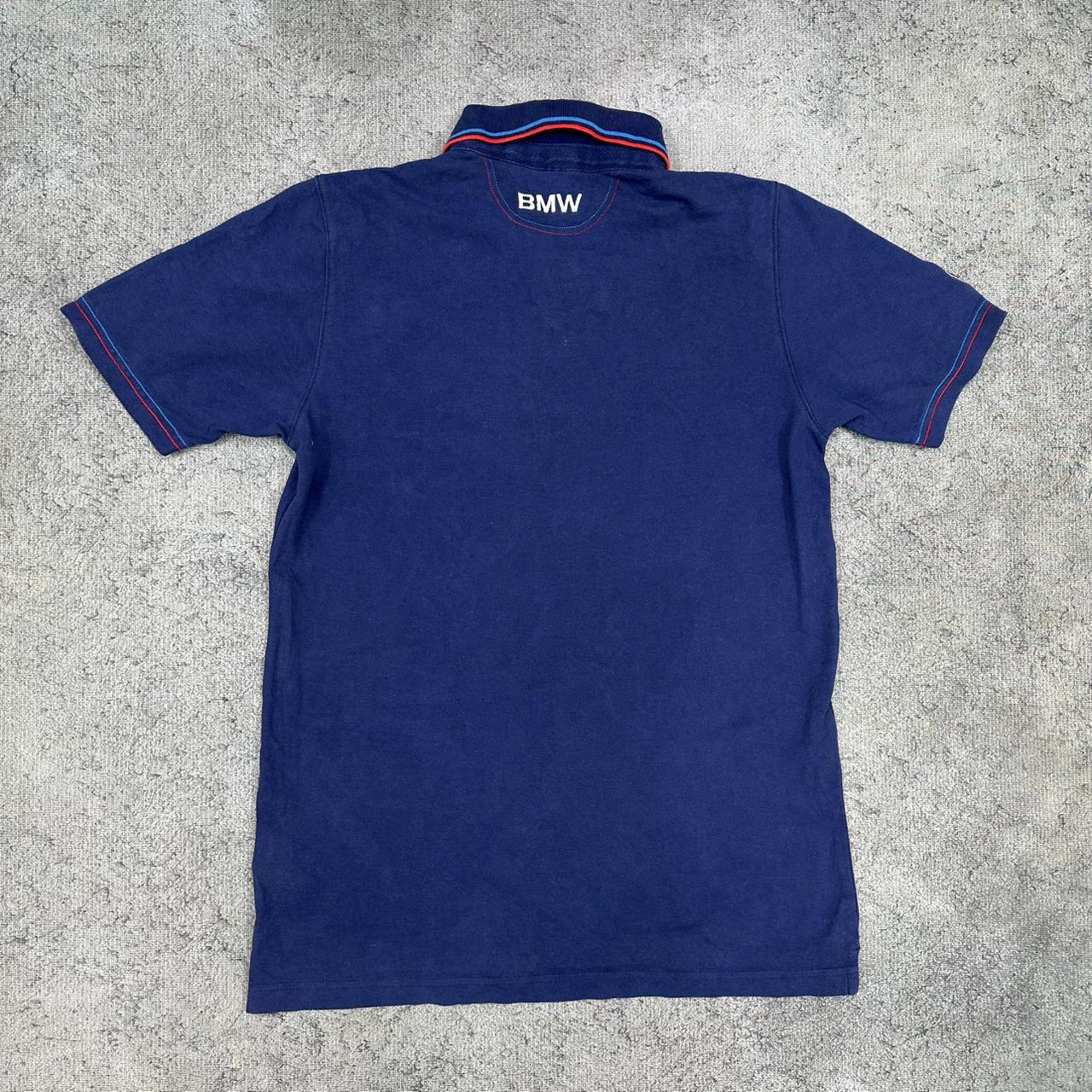 Adidas x France x BMW vintage Polo Shirt T-Shirt Shirt blau M