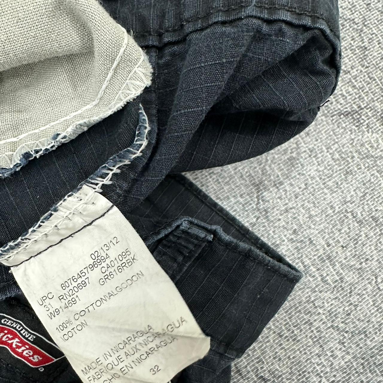 Dickies vintage Shorts workwear Cargo Pants kurze Hose Carpenter schwarz W32 M